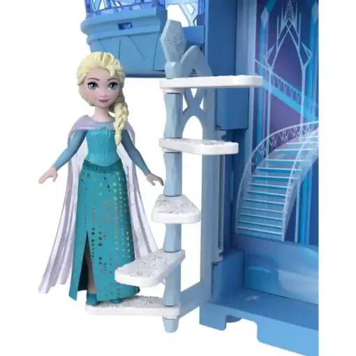 Mattel Disney Jégvarázs: Elza szétnyitható kastélya babával