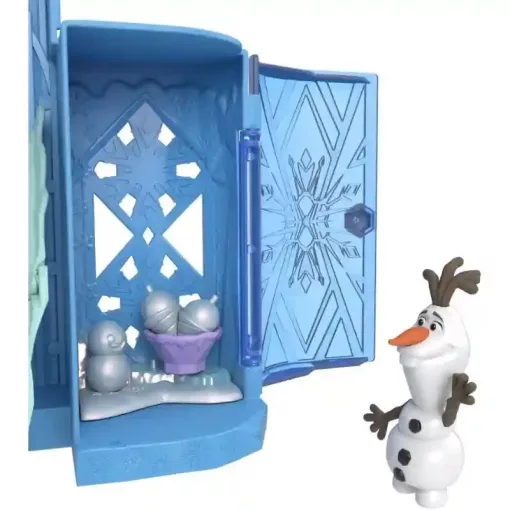 Mattel Disney Jégvarázs: Elza szétnyitható kastélya babával