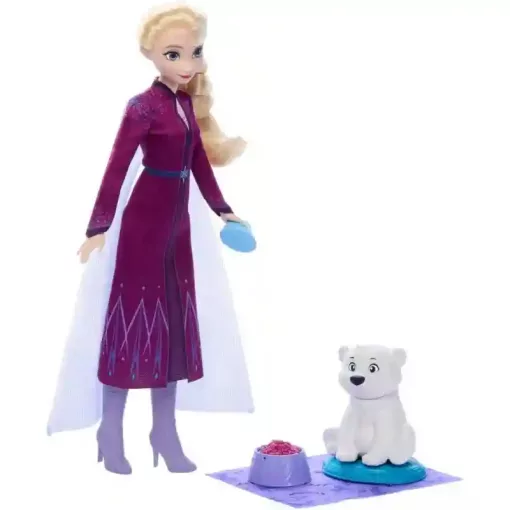 Mattel Disney Jégvarázs: Elza hercegnő baba és a kis jegesmackó