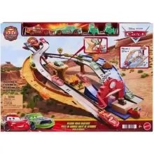 Mattel Disney Verdák: Autómentős versenypálya Villám McQueen kisautóval