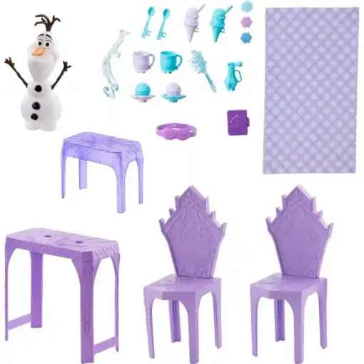 Mattel Disney Jégvarázs: Elza hercegnő jégpalotája Olaf figurával
