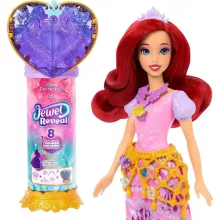 Mattel Disney Princess Jewel Reveal A kis hableány: Ariel csupaszív baba játékszett
