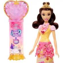 Mattel Disney Princess Jewel Reveal A szépség és a szörnyeteg: Belle csupaszív baba játékszett