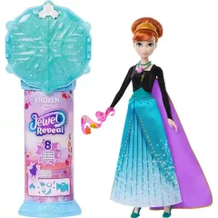   Mattel Disney Frozen Jewel Reveal Jégvarázs: Anna jégkristály baba játékszett