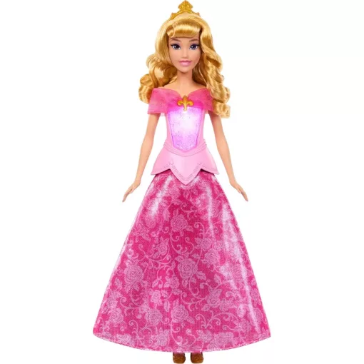 Mattel Disney Csipkerózsika: Auróra átváltozó divatbaba fénnyel