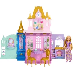   Mattel Disney Princess: Aranyhaj hordozható kastélya babával