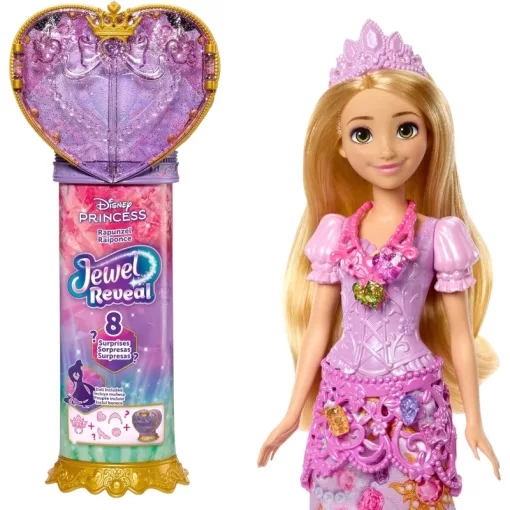 Mattel Disney Jewel Reveal Aranyhaj és a nagy gubanc: Aranyhaj csupaszív baba játékszett