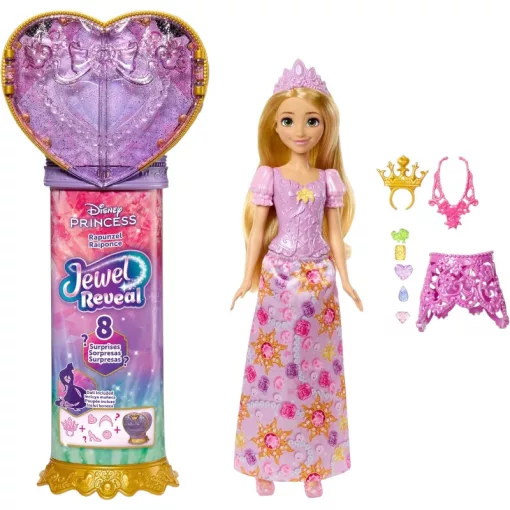 Mattel Disney Jewel Reveal Aranyhaj és a nagy gubanc: Aranyhaj csupaszív baba játékszett