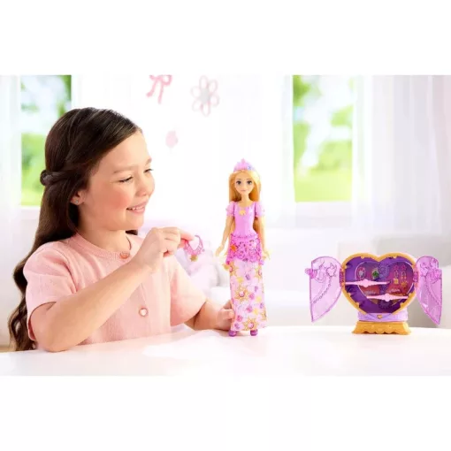 Mattel Disney Jewel Reveal Aranyhaj és a nagy gubanc: Aranyhaj csupaszív baba játékszett