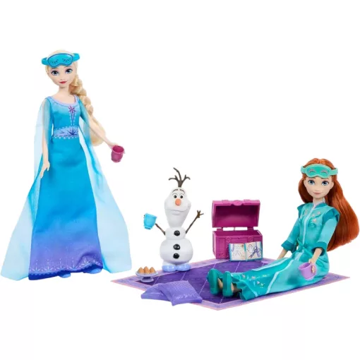 Mattel Disney Jégvarázs: Esti készülődés Elza és Anna babákkal