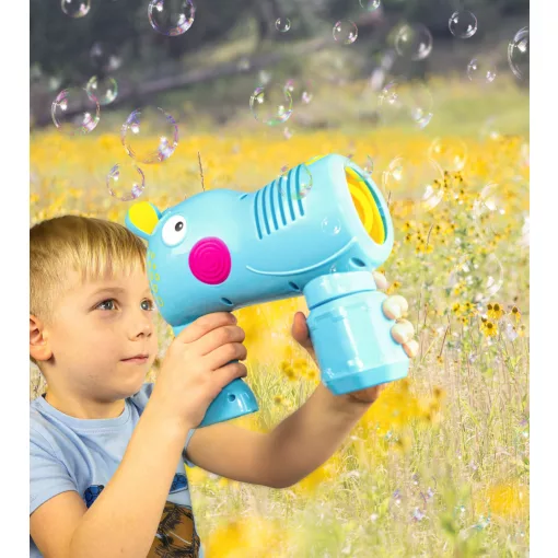 FruBlu Víziló buborékfújó pisztoly fénnyel és folyadékkal