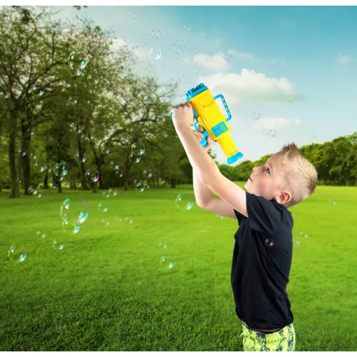 FruBlu sorozatlövő buborékfújó fegyver folyadékkal