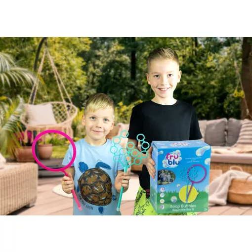 FruBlu Eco buborékfújó szett 3 liter folyadékkal