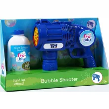 FruBlu buborékfújó pisztoly fénnyel és folyadékkal