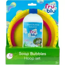 FruBlu buborékfújó karika szett folyadékkal