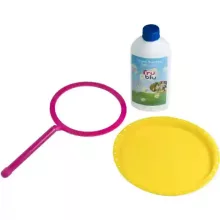 FruBlu buborékfújó karika szett folyadékkal