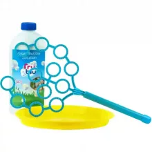 FruBlu buborékfújó bokor szett folyadékkal