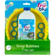 FruBlu buborékfújó bokor szett folyadékkal