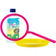 FruBlu buborékfújó karika szett 0,4 liter folyadékkal