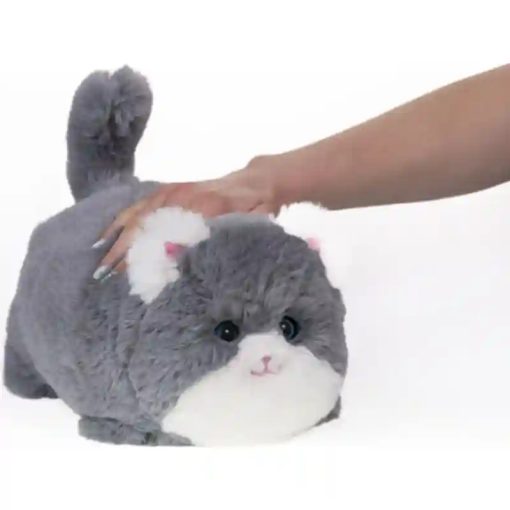 Huggy Luv - Interaktív plüss szürke cica