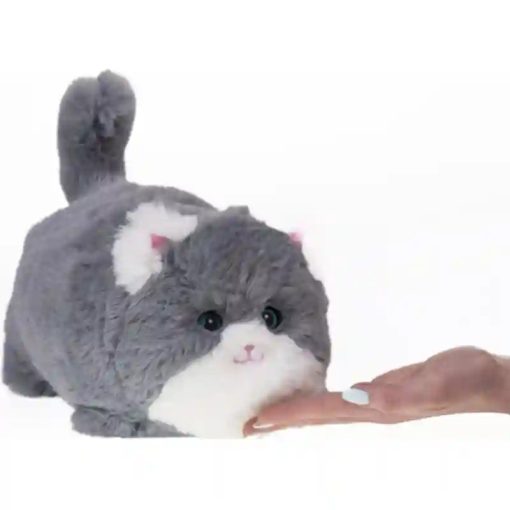 Huggy Luv - Interaktív plüss szürke cica