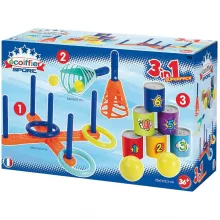 Écoiffier Sport 0192 3 az 1-ben játék sportszett