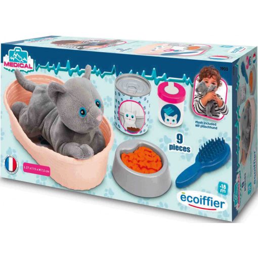 Écoiffier Medical Állatorvosi játék készlet plüss cicával