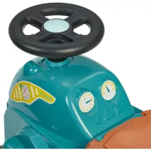 Écoiffier Traktor bébitaxi utánfutóval és építőelemekkel