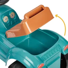 Écoiffier Traktor bébitaxi tárolóval
