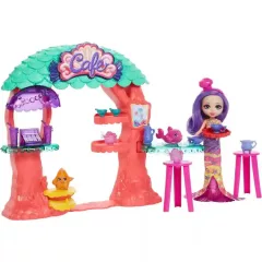   Mattel Enchantimals víz alatti kávézó Martina sellő babával