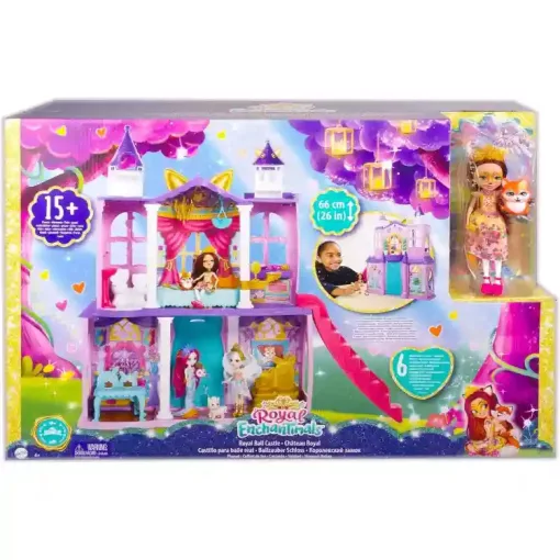 Mattel Enchantimals kastély Felicity Fox babával és Flick róka figurával