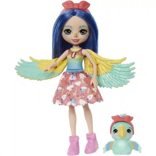 Mattel Enchantimals Prita Parakeet baba Flutter madár figurával