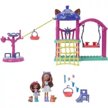 Mattel Enchantimals játszótér mókusos babákkal