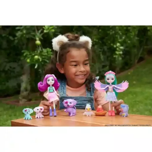 Mattel Enchantimals Dessa Dalmatian baba és kutyus családja