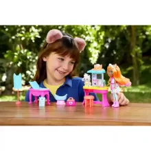 Mattel Enchantimals Dr. Carlin Cat baba állatorvosi rendelője cicákkal