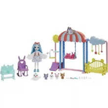 Mattel Enchantimals Starley Stork baba kisállatokkal