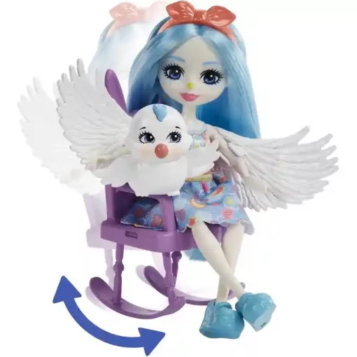 Mattel Enchantimals Starley Stork baba kisállatokkal