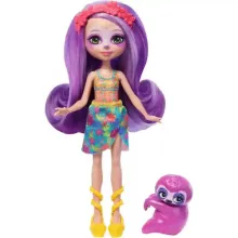 Mattel Enchantimals Sabindra Sloth baba és Hang lajhár kisállat barátja