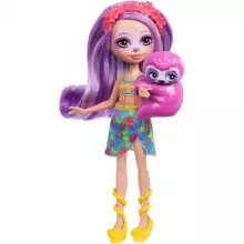 Mattel Enchantimals Sabindra Sloth baba és Hang lajhár kisállat barátja