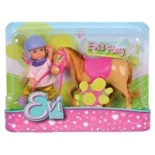 Simba Toys Evi Love - Evi baba világosbarna pónival (105737464)