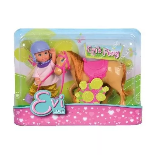 Simba Toys Evi Love - Evi baba világosbarna pónival (105737464)