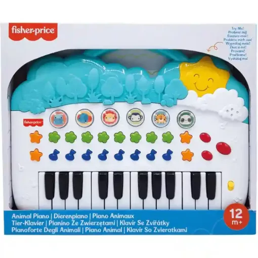 Mattel Fisher-Price - Állathangos zongora kicsiknek