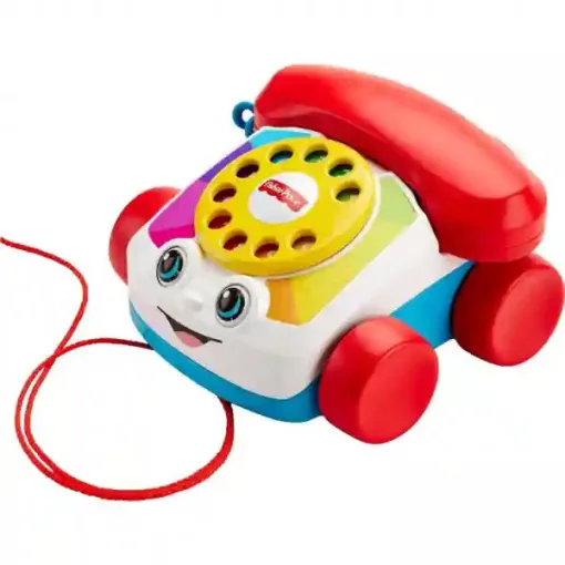 Mattel Fisher-Price - Guruló játék telefon hanggal babáknak