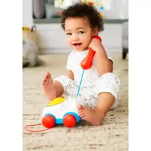 Mattel Fisher-Price - Guruló játék telefon hanggal babáknak
