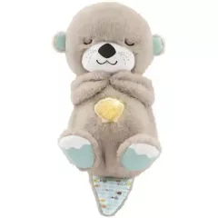   Mattel Fisher-Price - Interaktív szunyókáló plüss vidra hanggal és mozgással