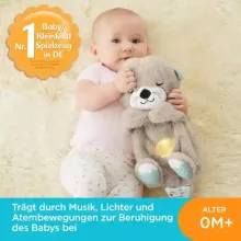 Mattel Fisher-Price - Interaktív szunyókáló plüss vidra hanggal és mozgással