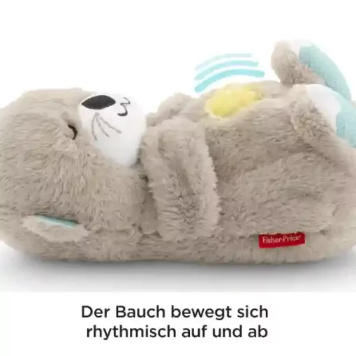 Mattel Fisher-Price - Interaktív szunyókáló plüss vidra hanggal és mozgással