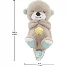 Mattel Fisher-Price - Interaktív szunyókáló plüss vidra hanggal és mozgással
