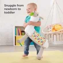 Mattel Fisher-Price - 4 az 1-ben plüss láma foglalkoztató pocakpárna