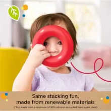 Mattel Fisher-Price - Színes gyűrűpiramis – 20 cm-es játék torony babáknak